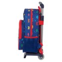 Torba szkolna z kółkami PJ Masks Ready Granatowy 26 x 34 x 11 cm