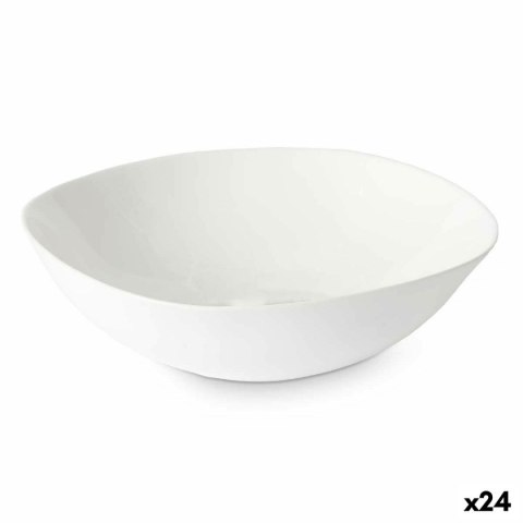 Zlewnia Vivalto LFW-90 Biały Szkło opalowe Kwadratowy 21,5 x 7 x 21,5 cm (24 Sztuk)