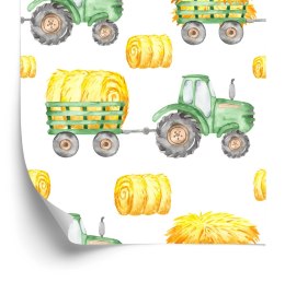 Tapeta Traktory Z Przyczepami