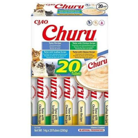 Snack for Cats Inaba Churu Variety box Tuna Ryba