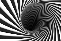 Fototapeta Abstract Background Lines Black Hole 3D