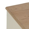 Stolik Nocny Krem Naturalny Drewno świerkowe Drewno MDF 50 x 40 x 60 cm