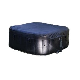 Inflatable Spa Sunspa Kwadratowy Czarny 6 ludzie (185 x 185 x 65 cm)