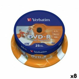 DVD-R Verbatim 4,7 GB 16x (8 Sztuk)