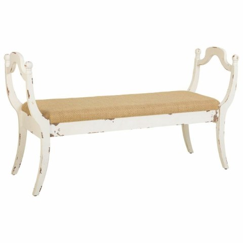 Taboret Alexandra House Living Biały Gąbka Drewno świerkowe Drewno MDF 45 x 78 x 139 cm