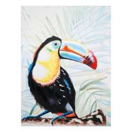 Obraz Alexandra House Living Toucan Płótno Drewno świerkowe 120 x 3 x 90 cm