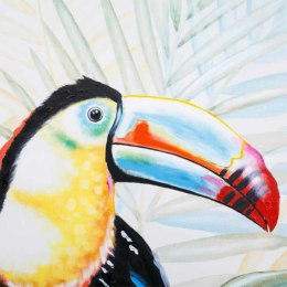 Obraz Alexandra House Living Toucan Płótno Drewno świerkowe 120 x 3 x 90 cm