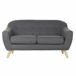 Kanapa 2-osobowa DKD Home Decor 8424001799428 Szary Wielokolorowy Naturalny Drewno Drewno kauczukowe Scandi 146 x 72 x 82 cm