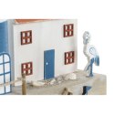 Figurka Dekoracyjna Home ESPRIT Niebieski Czerwony Wielokolorowy 17 x 8,5 x 30 cm (2 Sztuk)