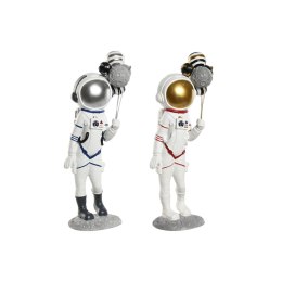 Figurka Dekoracyjna Home ESPRIT Niebieski Biały Czerwony Kobieta Astronauta 16 x 12 x 41 cm (2 Sztuk)