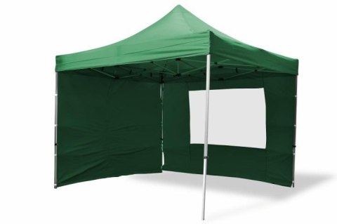Pawilon ogrodowy PROFI rozkładany 3 x 3 m - zielony, 4 ściany Pawilon ogrodowy PROFI rozkładany 3 x 3 m - zielony, 4 ściany