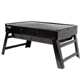 Przenośny grill Aktive Prostokątny Czarny 50 x 23 x 30 cm (2 Sztuk)