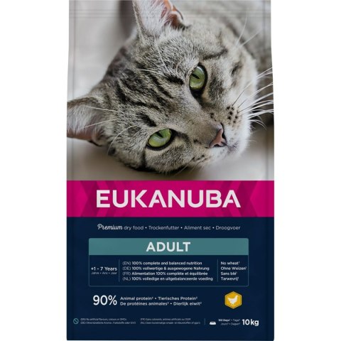 Karma dla kota Eukanuba Adult Chicken kurczak 10 kg