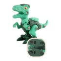 ZESTAW WALIZKA KLOCKI DINOZAURY DO SKRĘCANIA WKRĘTARKA 3 DINO FIGURKI DIY