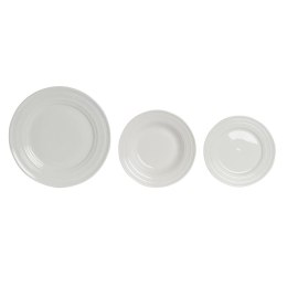 Zestaw Obiadowy DKD Home Decor Biały Porcelana 18 Części