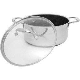 Garnek z Pokrywką Kohersen 71104 Srebrzysty Stal nierdzewna Aluminium Ø 24 cm 4,9 L