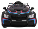 Auto Na Akumulator BMW M6 GT3 Czarny Nawiew Powietrza Dźwięki MP3 LED Pilot