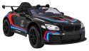 Auto Na Akumulator BMW M6 GT3 Czarny Nawiew Powietrza Dźwięki MP3 LED Pilot