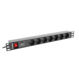 Listwa zasilająca Lanberg PDU-07F-0200-BK (2 m)