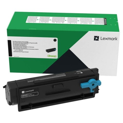 Toner Lexmark 55B2H00 Czarny Biały/Czarny