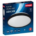 Lampa Sufitowa Activejet AJE-AIDA 24W Biały Czarny 80 24 W (4000 K)