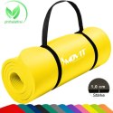 Mata gimnastyczna Movit 183 x 60 x 1 cm - żółta