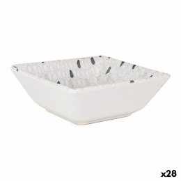 Zlewnia La Mediterránea Barroc Porcelana Biały 13 x 13 x 5 cm (28 Sztuk)