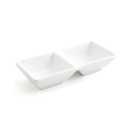 Tacka do przekąsek Quid Select Biały Ceramika 15 x 7 cm (12 Sztuk) (Pack 12x)