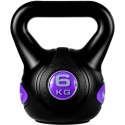 MOVIT Hantle Kettlebell - 6 kg, czarno-fioletowy