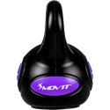 MOVIT Hantle Kettlebell - 6 kg, czarno-fioletowy