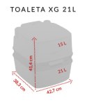 Toaleta turystyczna THETFORD QUBE XG 21L przenośna - 92840