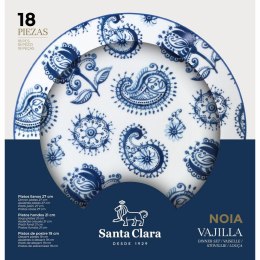 Naczynia Santa Clara Noia 18 Części Porcelana Okrągła (2 Sztuk)