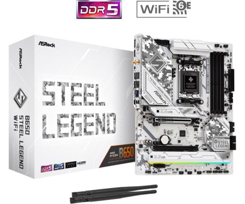 MB AMD B650 SAM5 ATX/B650 STEEL LEGEND WIFI ASROCK