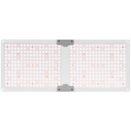 Lampa do uprawy wzrostu roślin pełne spektrum 60 x 24 cm 468 LED 220 W srebrna