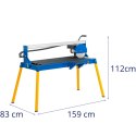 Piła przecinarka do glazury chłodzona wodą 0-45 stopni 2950 obr./min 2000 W