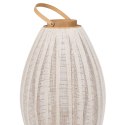 Lampa Beżowy Naturalny Bambus Szkło 38 x 38 x 70 cm