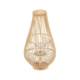 Lampa Naturalny Bambus Szkło 30 x 30 x 55 cm