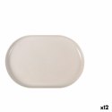 Tacka do przekąsek La Mediterránea Ivory Owalne 30 x 20 x 2,5 cm (12 Sztuk)