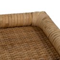 Tacka do przekąsek Naturalny Rattan 47,5 x 30 x 4 cm (2 Sztuk)