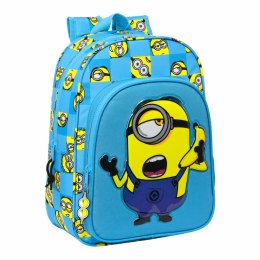 Plecak szkolny Minions Minionstatic Niebieski 26 x 34 x 11 cm