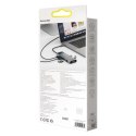 Wielofunkcyjny HUB 9w1 USB-C 3xUSB 3.2 PD VGA Full HD HDMI 4K czytnik kart TF i SD RJ45 szary