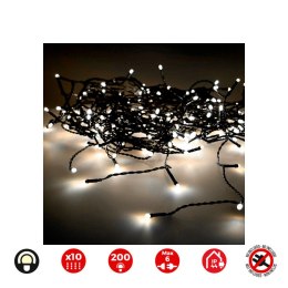 Zasłona z Lampek LED EDM Easy-Connect Ciepła Biel 3,2 W (2 x 2 m)