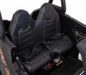 Buggy UTV Terenówka dla dzieci Czarny + Pilot + Bagażnik + Wolny Start + EVA + MP3 LED