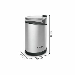 Młynek do przypraw Krups GX204D10 Srebrzysty 200 W 85 g