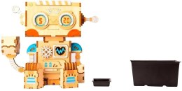 ROBOTIME Drewniane Puzzle 3D - Doniczka Robot