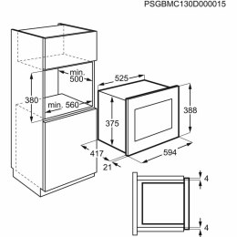 Mikrofalówka AEG MBE2657SEB 26L Czarny 900 W