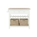 Console DKD Home Decor Beżowy wiklinowy Drewno paulowni 88 x 38 x 80 cm