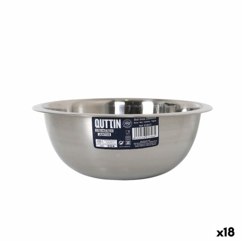 Miska do Mieszania Quttin 2,5 L Metal 24,2 x 9,6 cm (18 Sztuk)