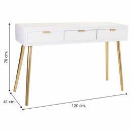 Mebel do Przedpokoju z Szufladami Alexandra House Living Złoty Drewno MDF 41 x 78 x 120 cm