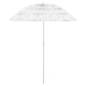 Parasol plażowy w hawajskim stylu, biały, 180 cm